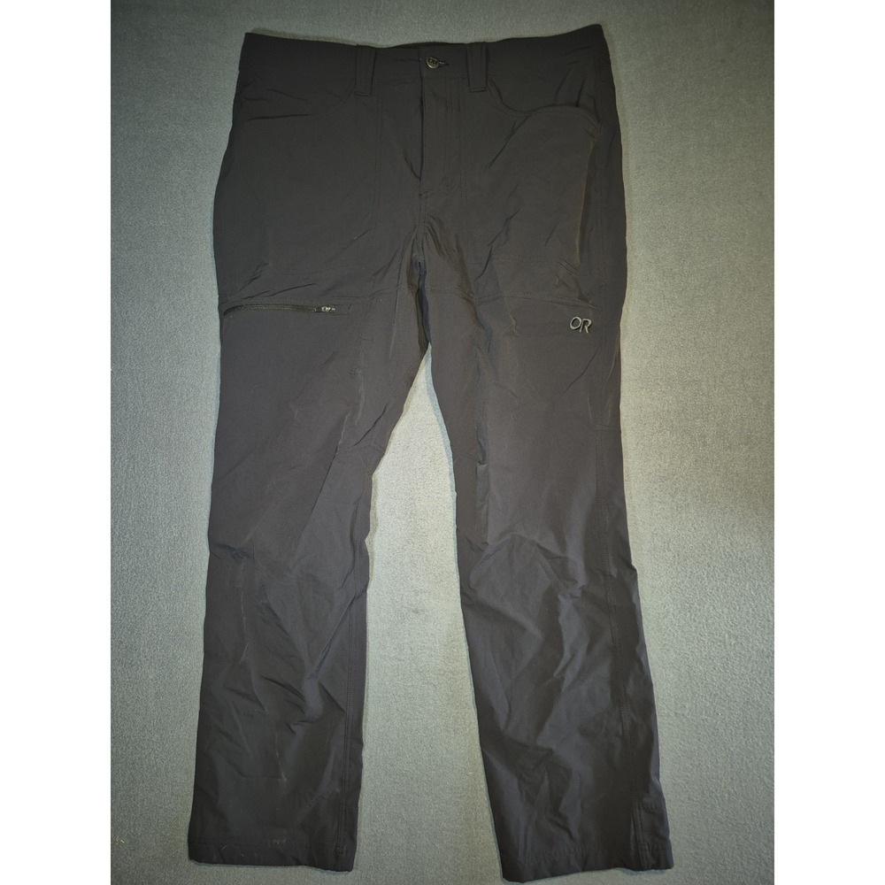 Outdoor Research Voodoo Pants Mens Size 38x32 Brown Hiking‎ Lightweight Nylon
